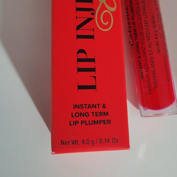 Too Faced Lip Injection Extreme Shade Strawberry Kiss New - Picture 10 of 15